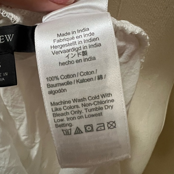 J.Crew White Beach Sarong Convertible Skirt Size Small - Picture 11 of 12